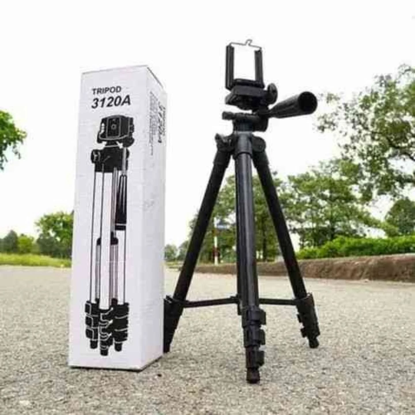 Tripod Model 3120 [উচ্চতা: ৩.৫ ফিট এবং মোবাইলের জন্য ]