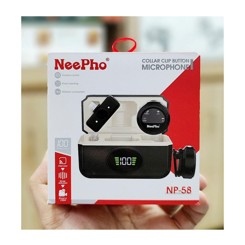 NeePho wireless clip-on microphone NP-58