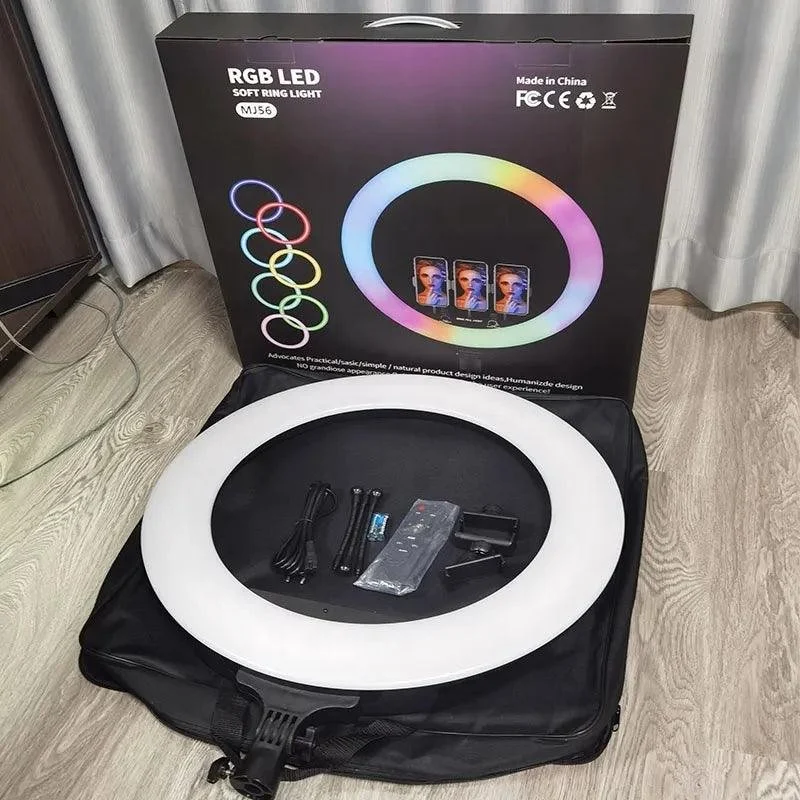 MJ56 RGB LED Soft Ring Light