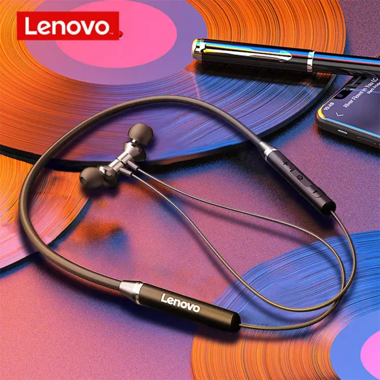 Lenovo HE05 Bluetooth Wireless Headsets Magnetic Neckband